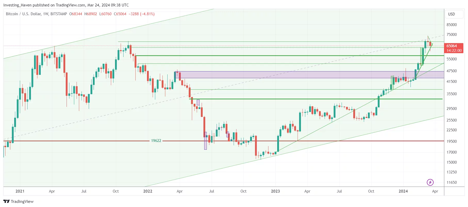 BTC long term bull market