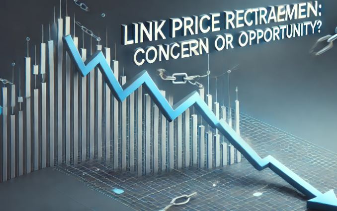 chainlink link price retracement