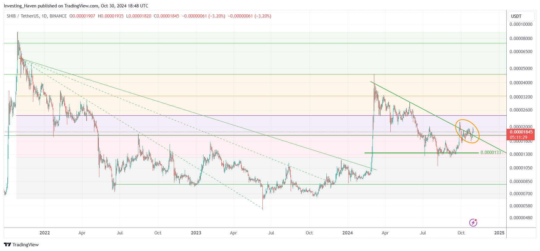 Shiba Inu Coin SHIB price prediction 2024