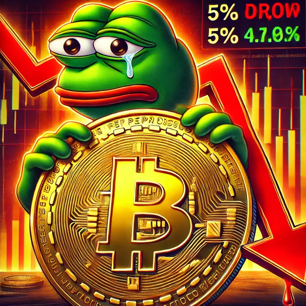 Pepe Coin down 5% image