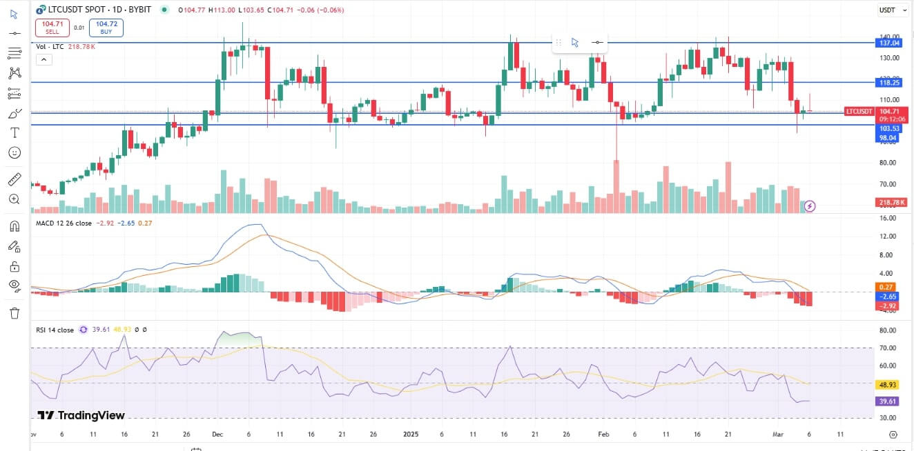 Litecoin USDT Chart