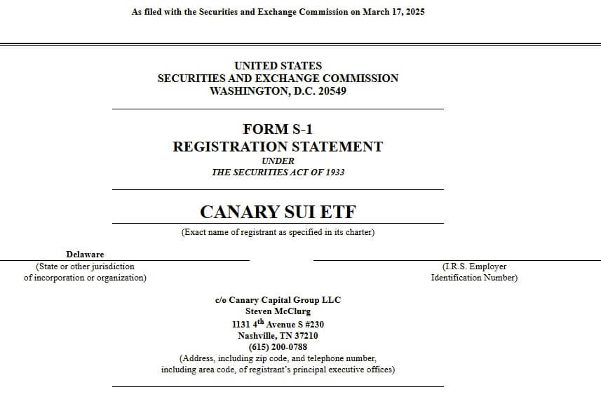 SUI ETF Approval