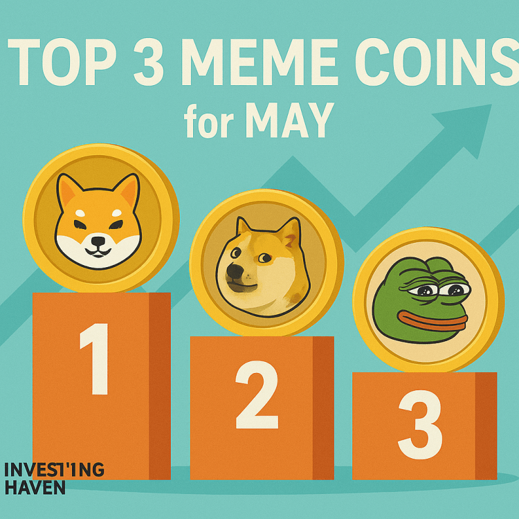 Top 3 Meme Coins for May: Based On Technicals, Patterns, And Hype