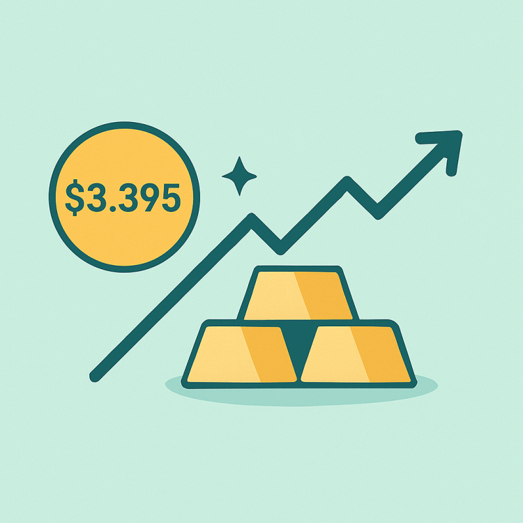 Gold on the Edge: Is a Pullback Looming Post $3,395 Peak?