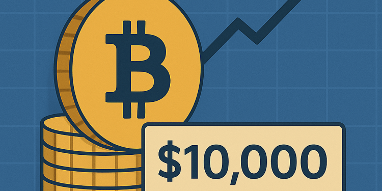 $10,000 Invested in Bitcoin 1 Year Ago Would Now Be Worth?