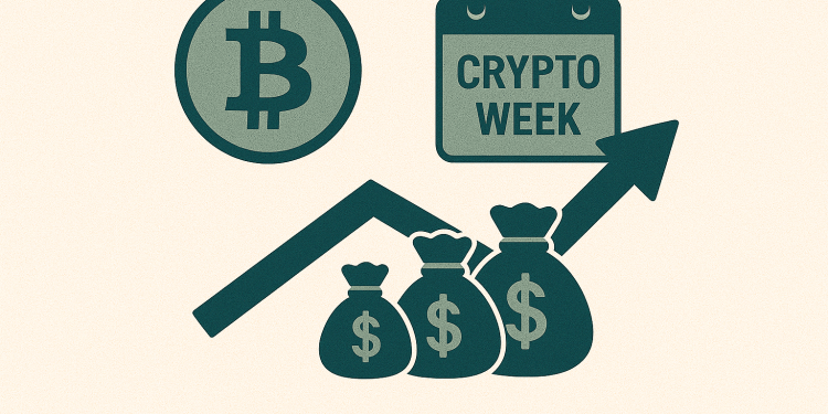 Week Ahead: BTC & “Crypto Week”—Will Institutional Inflows Keep the Rally Alive?