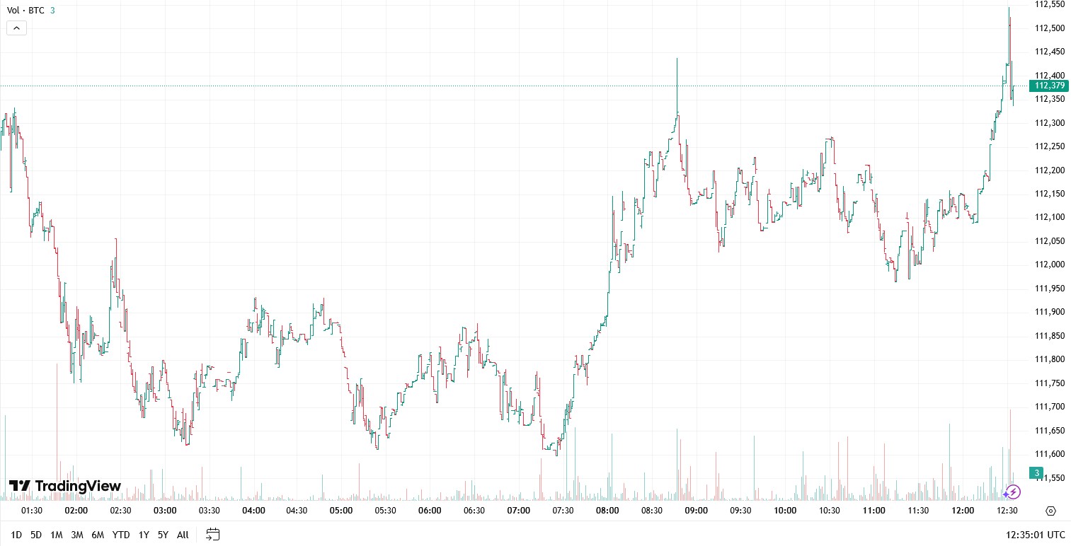 Bitcoin trading view