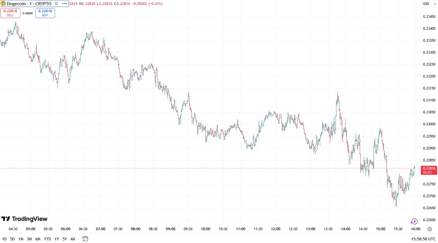 Dogecoin Price Prediction Today