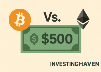 What a $500 Crypto Investment Could Look Like in Bitcoin Vs. Ethereum This Week