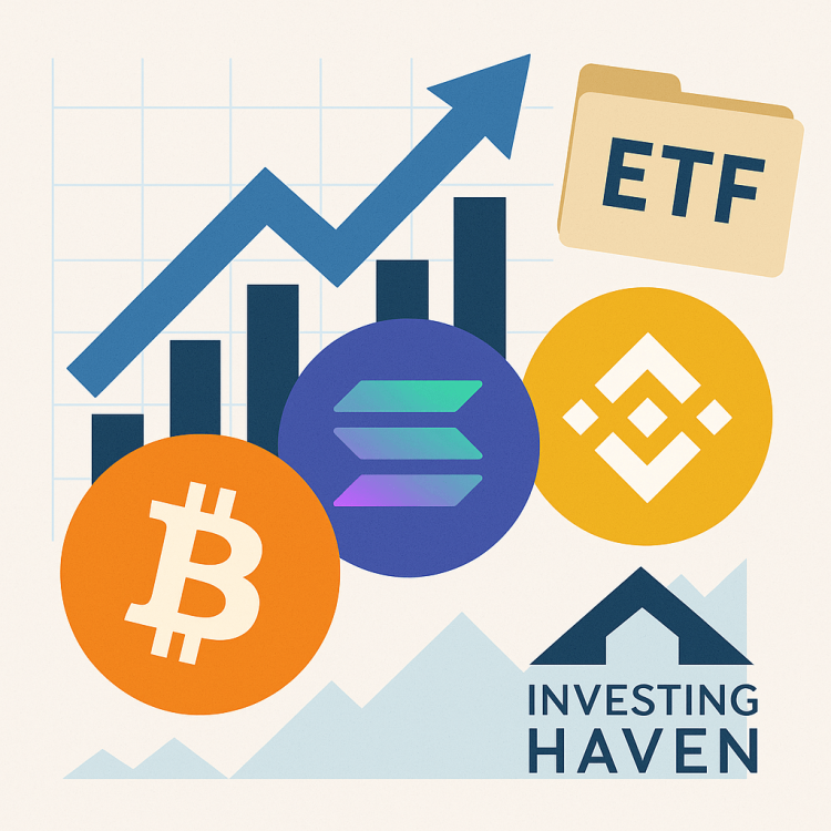 Top 3 Cryptos for ETF Gains: BTC, SOL, BNB