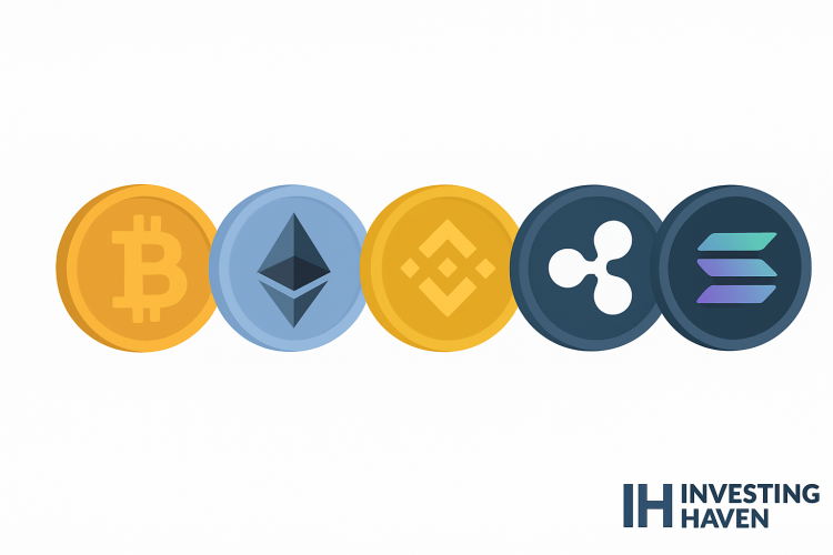 5 Best-Performing Cryptocurrencies With Market Caps Above $10 Billion