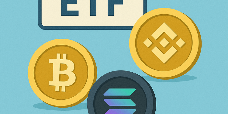 Top 3 Cryptos for ETF Gains: BTC, SOL, BNB