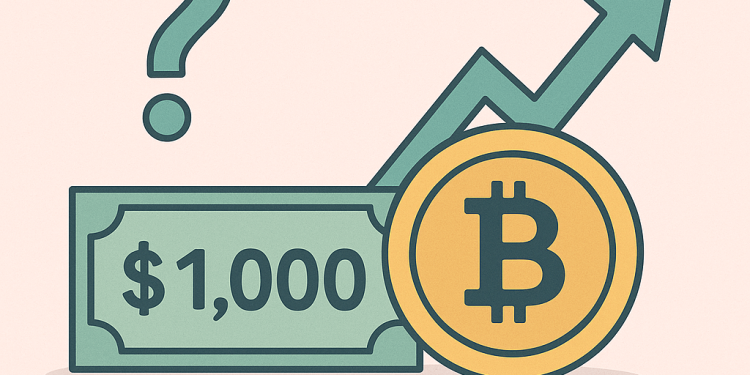 $1000 in Bitcoin in 5 years