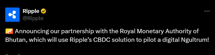 Could Central Banks Quietly Be Testing XRP