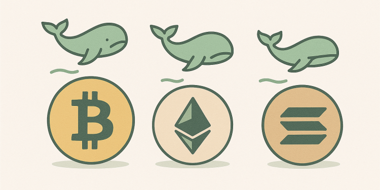 Top 3 Cryptos Riding Whale Accumulation Trends This Month
