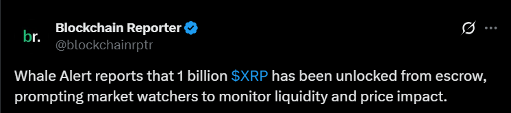 Escrow Release and Whale Selling