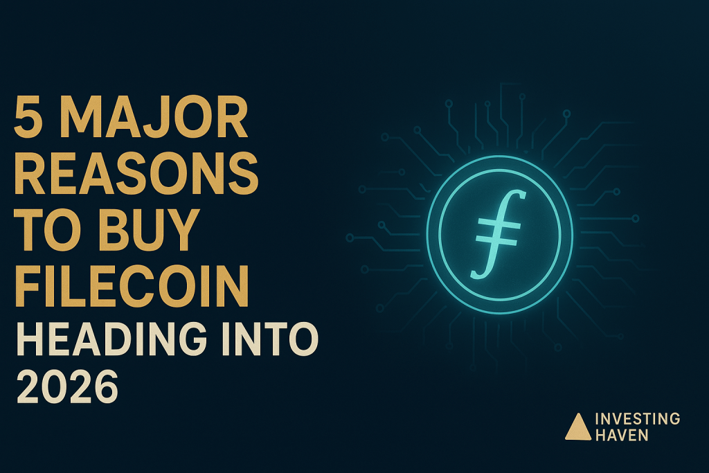 5 Major Reasons To Buy Filecoin Heading Into 2026