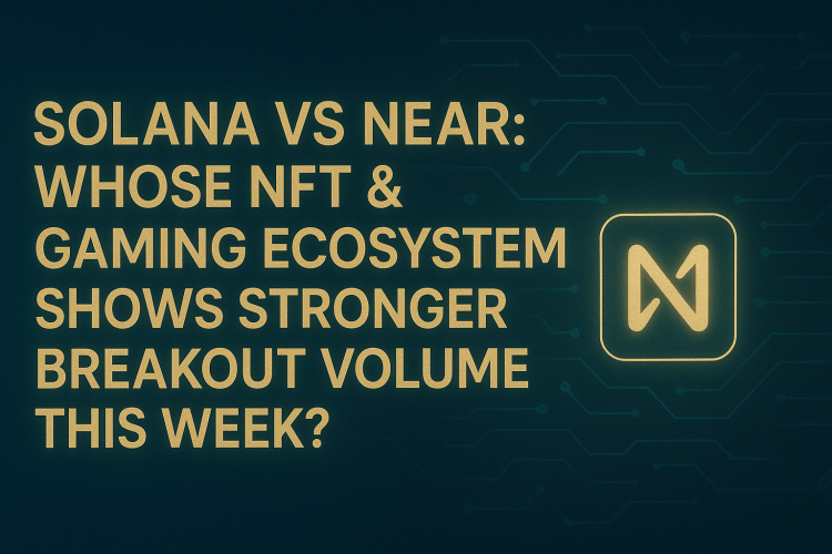 Solana vs NEAR: Whose NFT & Gaming Ecosystem Shows Stronger Breakout Volume This Week?