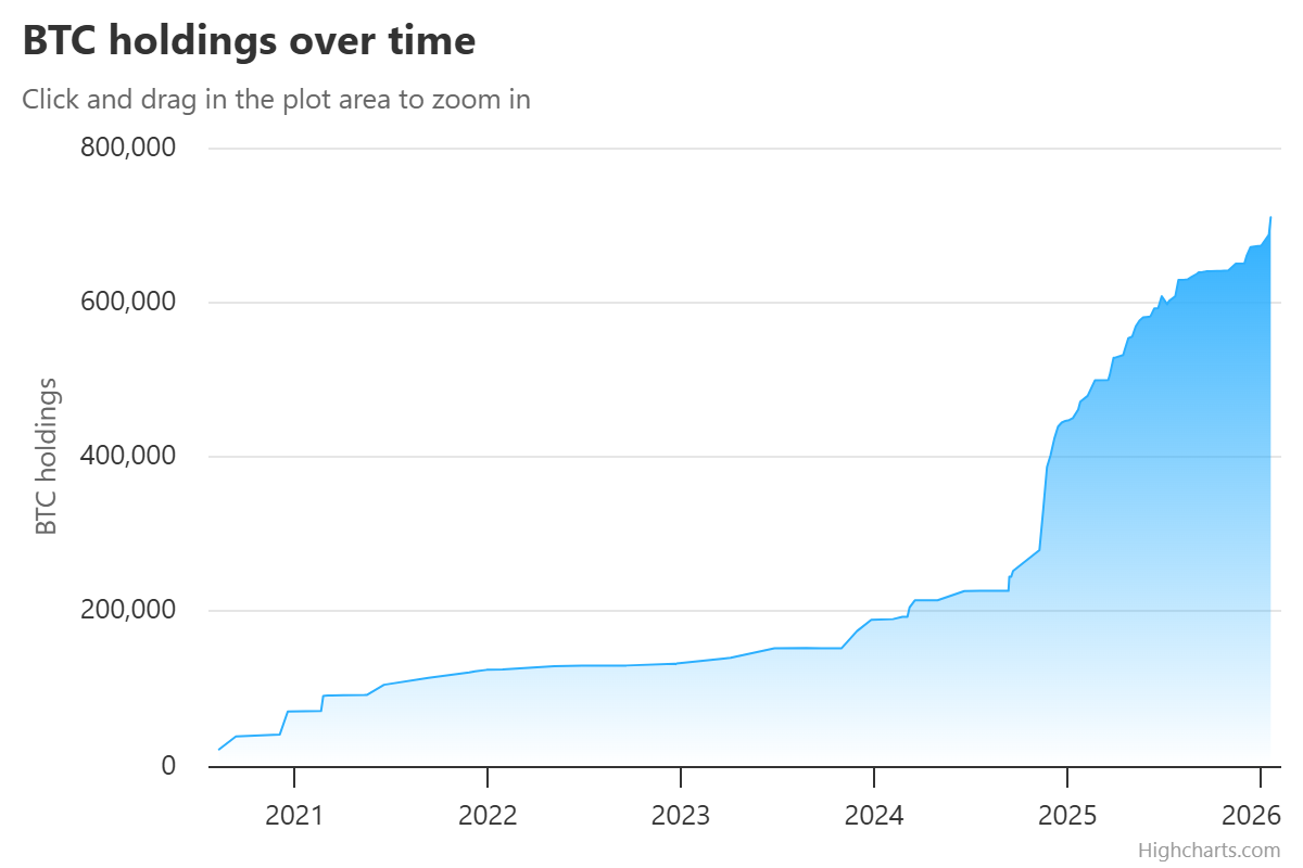 How Much Bitcoin Strategy Bought