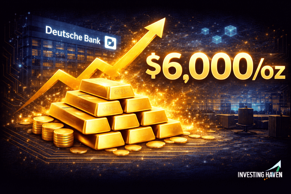 Is Gold Already Heading Towards $6,000/oz? Deutsche Bank Believes It Is