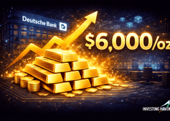 Is Gold Already Heading Towards $6,000/oz? Deutsche Bank Believes It Is