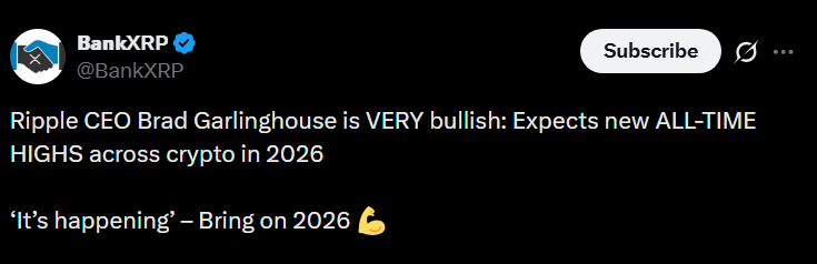 Why Ripple’s CEO Expects Higher Prices