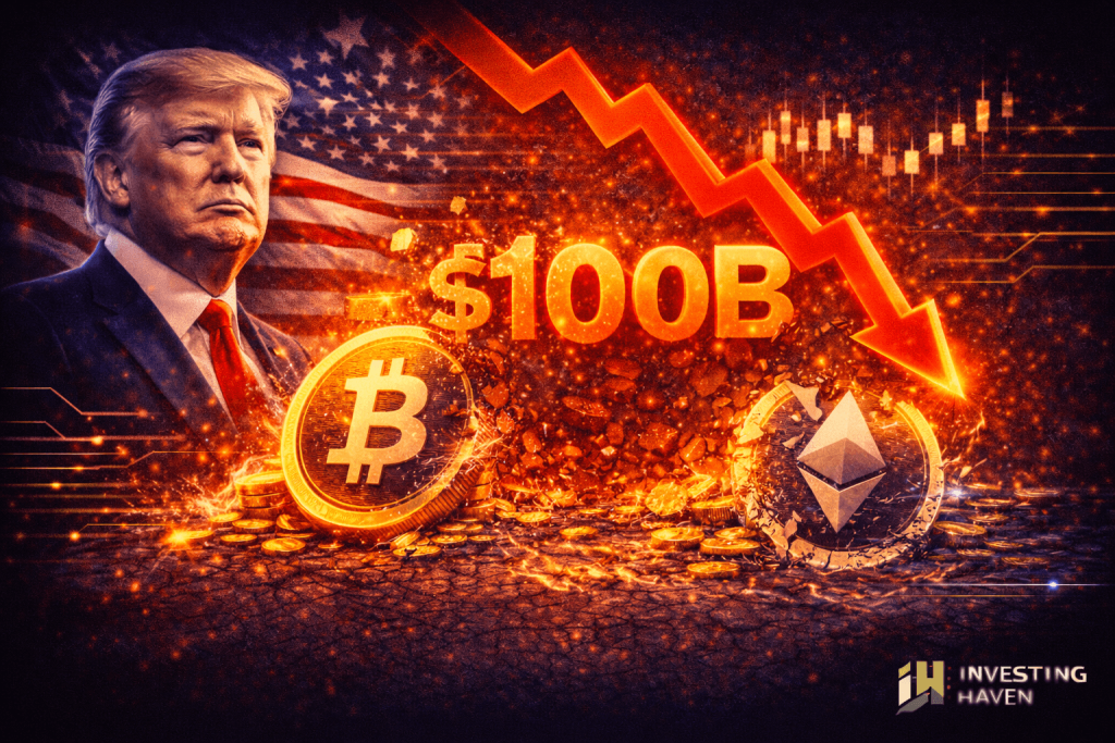 Trump Tariffs Spark Overnight Crypto Bloodbath - $100B Wiped From Markets In Hours