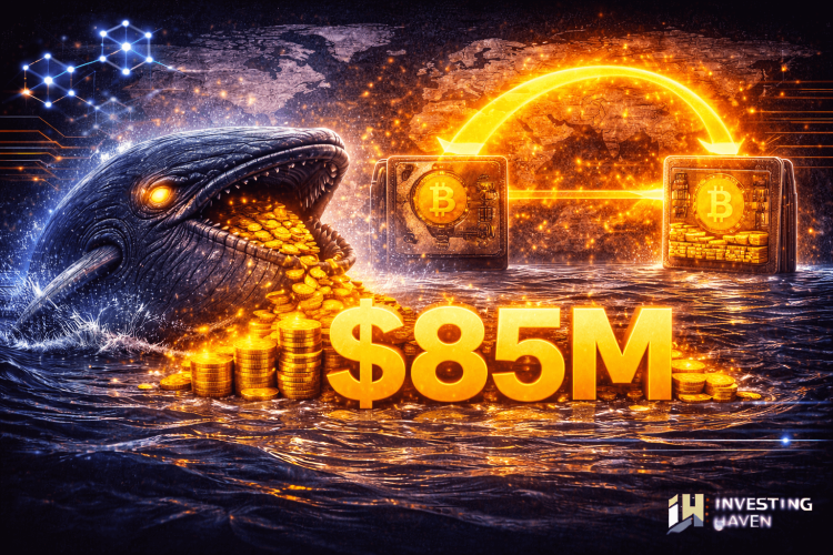 Bitcoin Whale Wakes Up: $85M Moved After 13 Years
