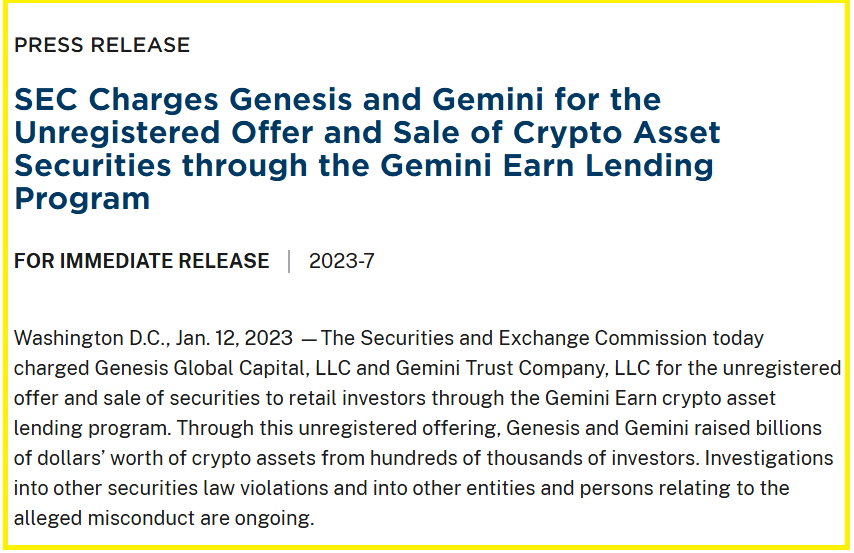 How The Gemini Earn Case Reached Dismissal