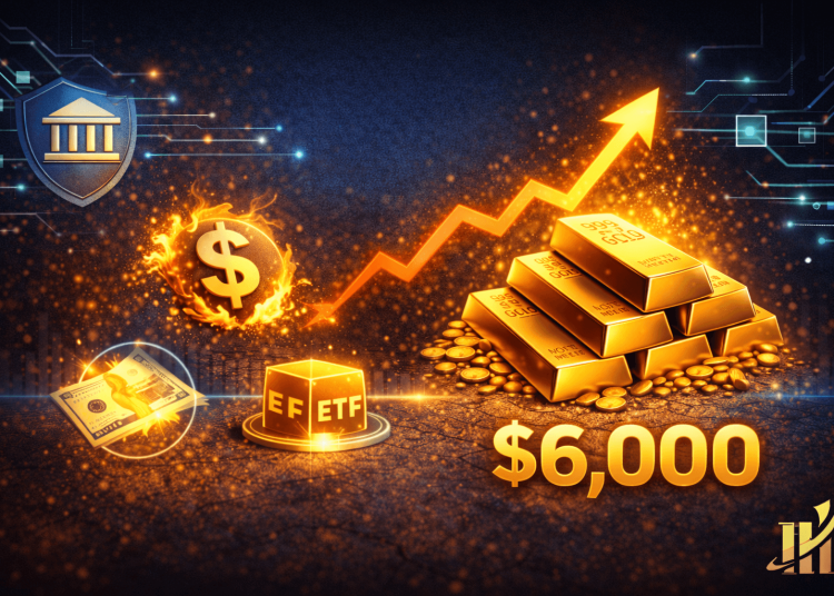 Why Central Banks, Falling Dollar & ETF Mania Could Push Gold To $6,000