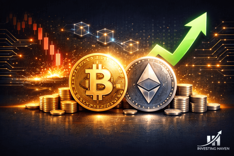 Bitcoin & Ether Snap Back After Weekend Horror Run