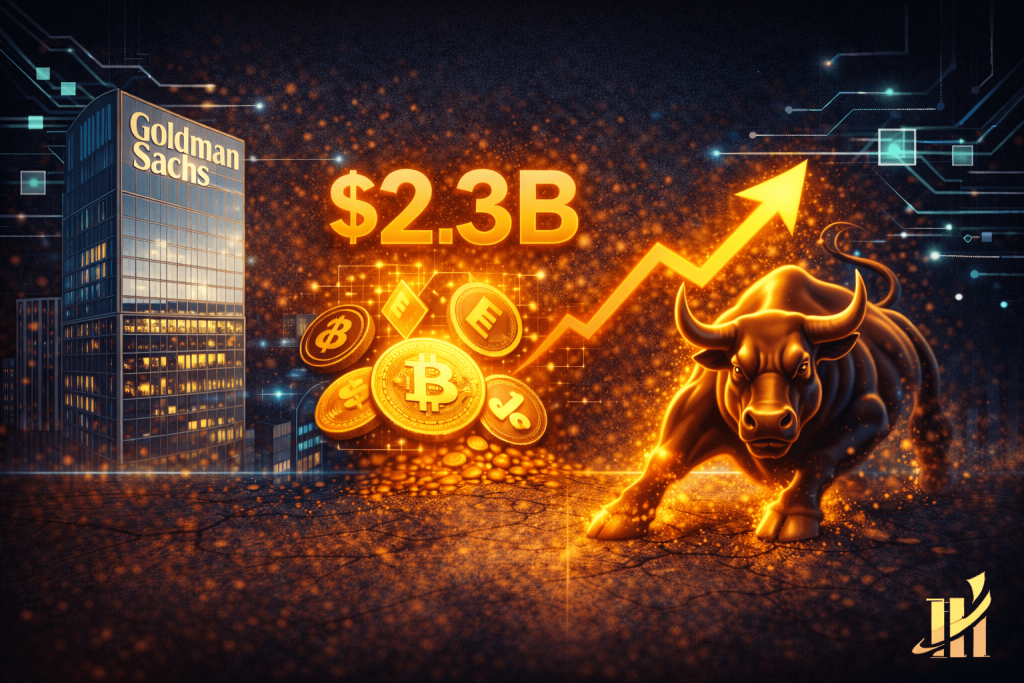 Goldman Sachs Just Revealed a $2.3 Billion Crypto Bet — Is a Wall Street Bull Run About to Explode?